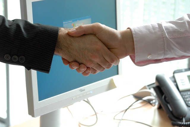 referral handshake